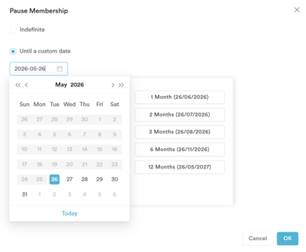 How to pause a membership 4
