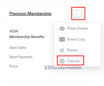how to cancel a membership new 1
