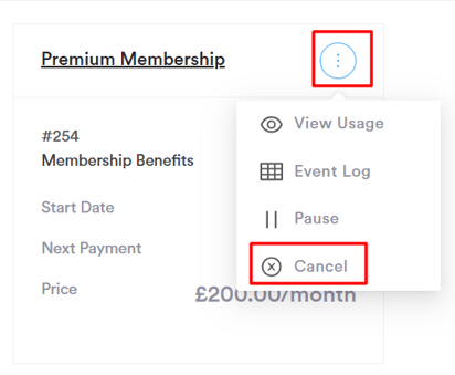 how to cancel a membership new 1
