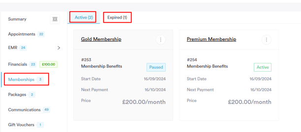 how to manage memberships new 2