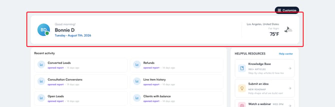 homepage-greeting