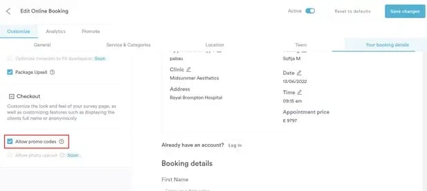 How to Customize the Booking Details Online Booking Settings_3
