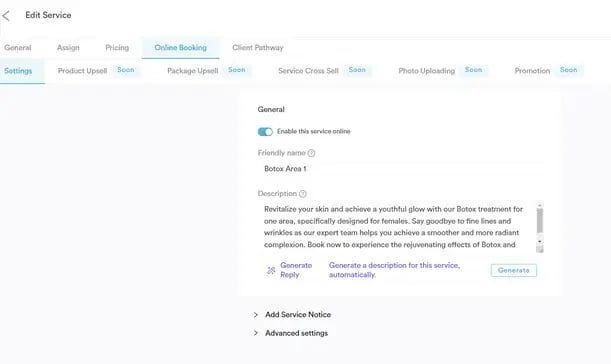 How to Customize the Services and Categories Online Booking Settings_4