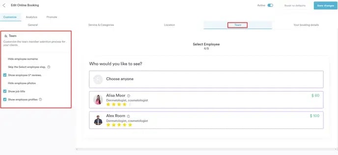 How to Customize the Team Online Booking Settings_1