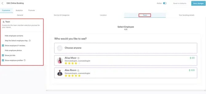 How to Customize the Team Online Booking Settings_1