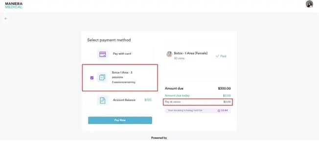How to Pay with Package when Booking Online_9