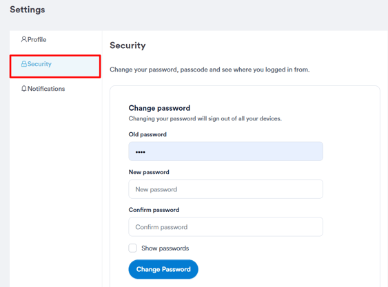 How to reset your pin code 3-1