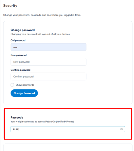 How to reset your pin code 4