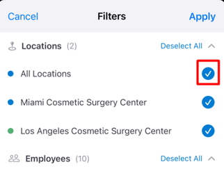 calendar filters app 2