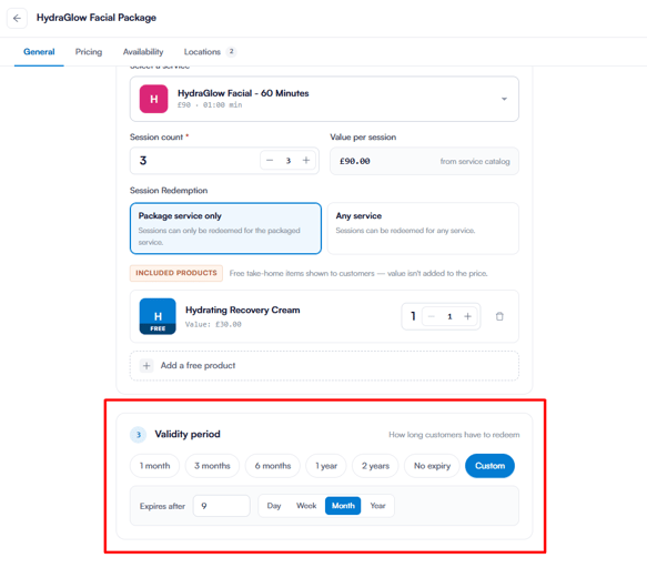 general-package-validity