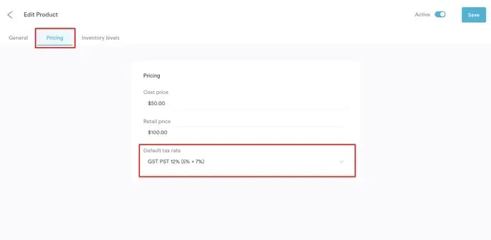 How to Assign Taxes to Products_2