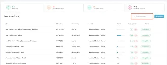 How to Edit an Open Inventory Count_1