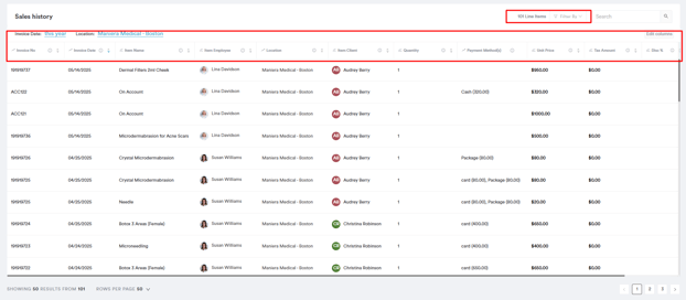 How to Use the Sales History Report_2