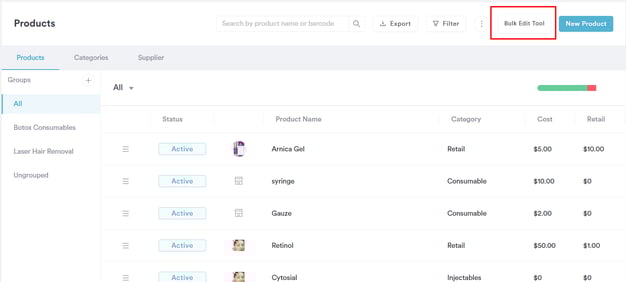 How to Use the Bulk Item Editor for Products, Services, and Packages_1