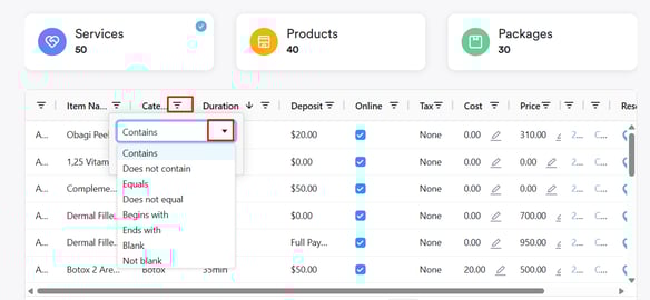 How to Use the Bulk Item Editor for Products, Services, and Packages_13