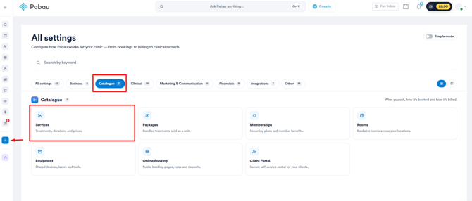 setup-catalouge-services