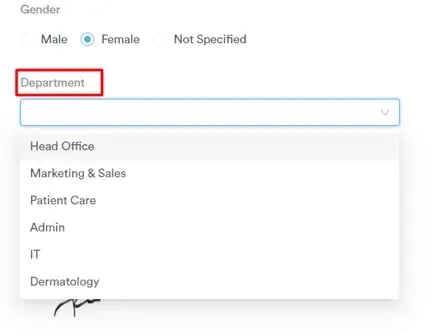 How to Assign a Department to a Team Member_1