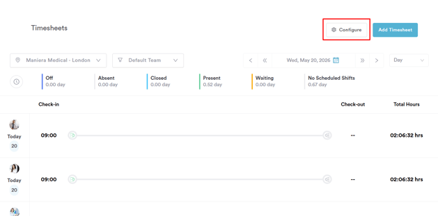 How to Configure Timesheet Settings 2