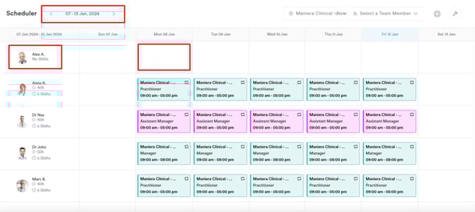 How to Create a Repeating Shift in the Scheduler_1