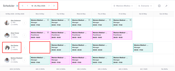 How to Create a Shift for a Specific Location 3
