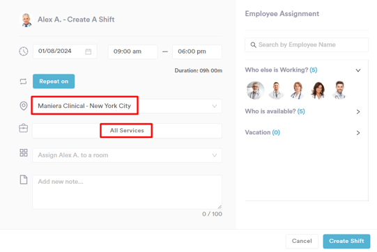 How to Create a Shift in the Scheduler_3