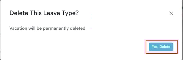 How to Delete a Leave Type4-1