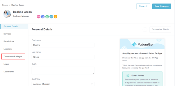 How to Enable the Timesheets and Wages Feature 2