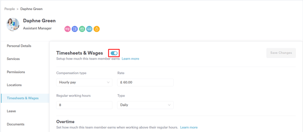 How to Enable the Timesheets and Wages Feature 3