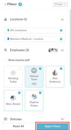 How to Filter by Teams in the Calendar 3