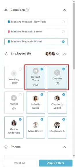 How to Filter by Teams in the Calendar_2