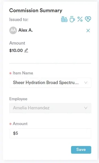 How to Manually Add Commission to Staff Members_3