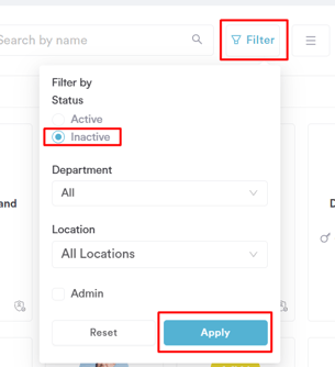 How to Reactivate a Team Members Account