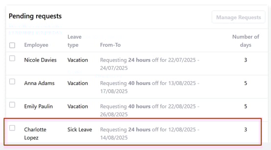How to Request Time Off on Behalf of a Team Member7