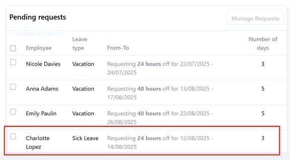 How to Request Time Off on Behalf of a Team Member7