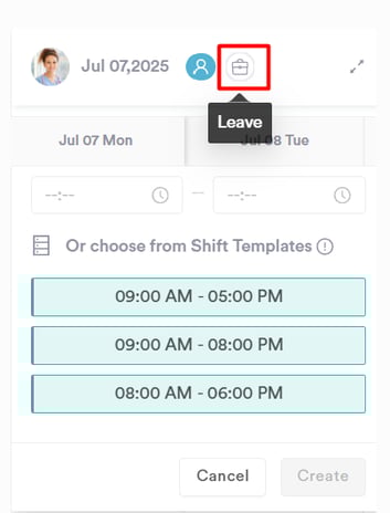 How to Request Time Off3