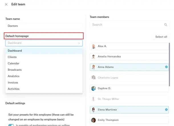 How to Set the Default Homepage for Staff Members_2