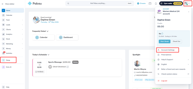How to Set up Staff Notifications 1