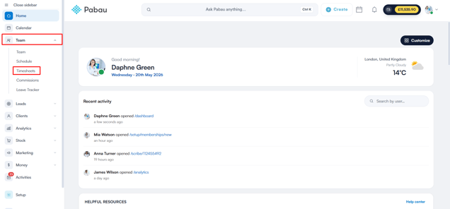 How to Submit a Timesheet as an Admin 1
