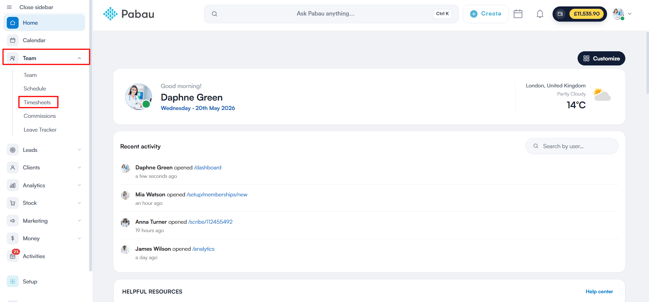 How to Submit a Timesheet as an Admin 1