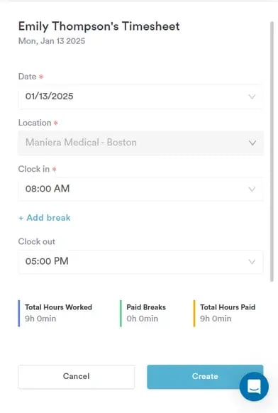 How to Submit a Timesheet as an Admin_5