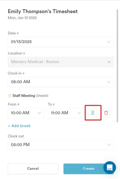 How to Submit a Timesheet as an Admin_7