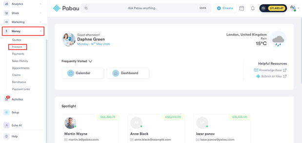 How to Track Commissions Awarded to Staff 2