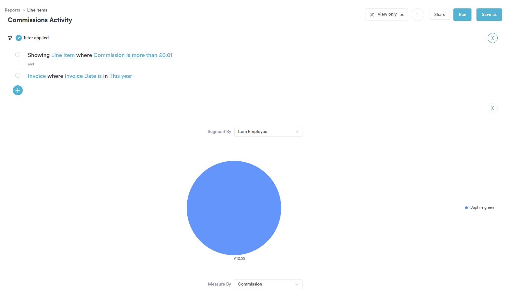 How to Run the Commissions Activity Report