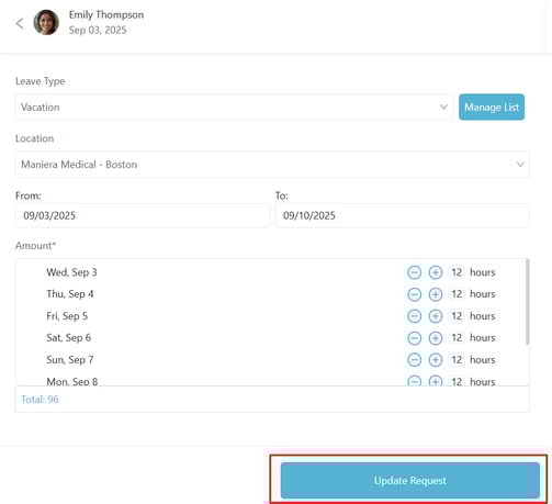 How to Update a Leave Request3
