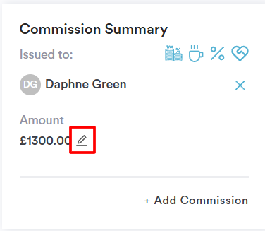 How to Edit an Awarded Commission