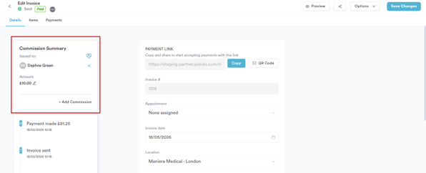 How to manage comissions 14