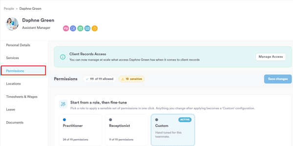 How to manage commission permissions 2