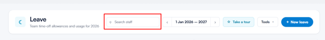 How to manage the leave tracker 2
