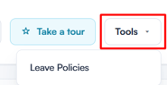 How to manage the leave tracker 4-1