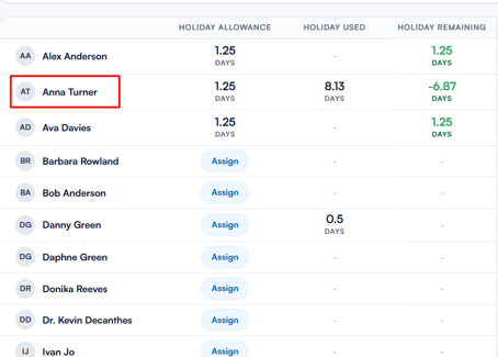 How to manage the leave tracker 8